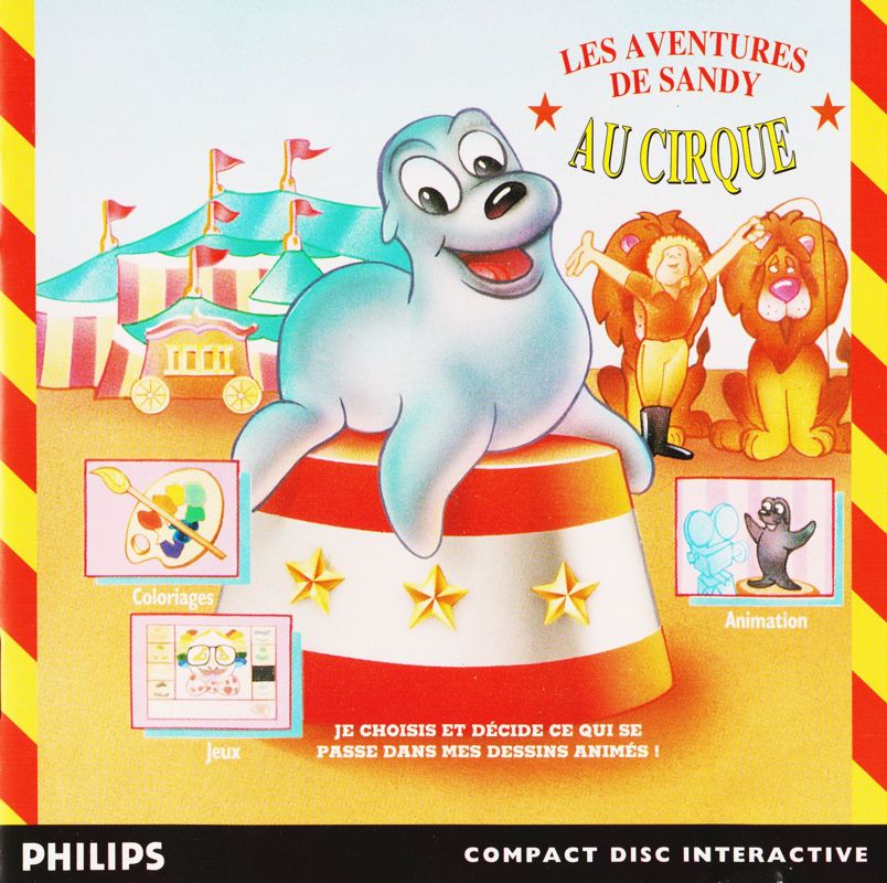 Sandy's Circus Adventure box art for CD-i